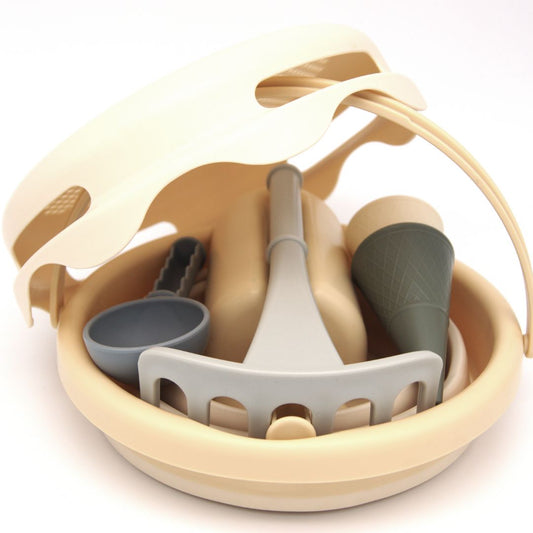 Compactoys 7in1 sandlegetøj, Beige