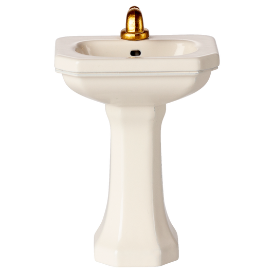 Lille håndvask til dukkehus.