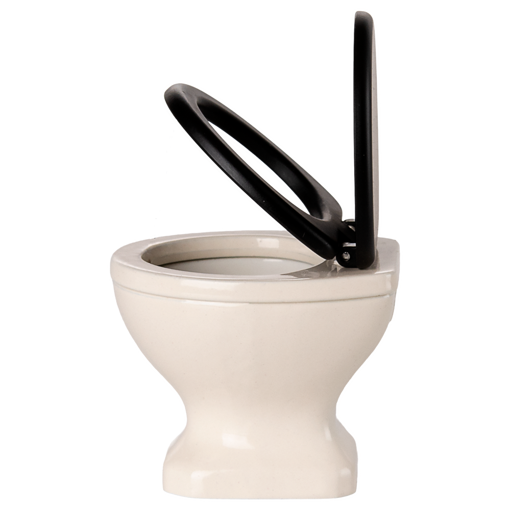 Maileg WC, Mus - Råhvid