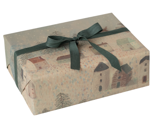 Gavepapir med juletema.