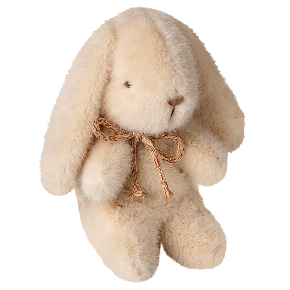 Maileg Plyskanin, Mini - Råhvid