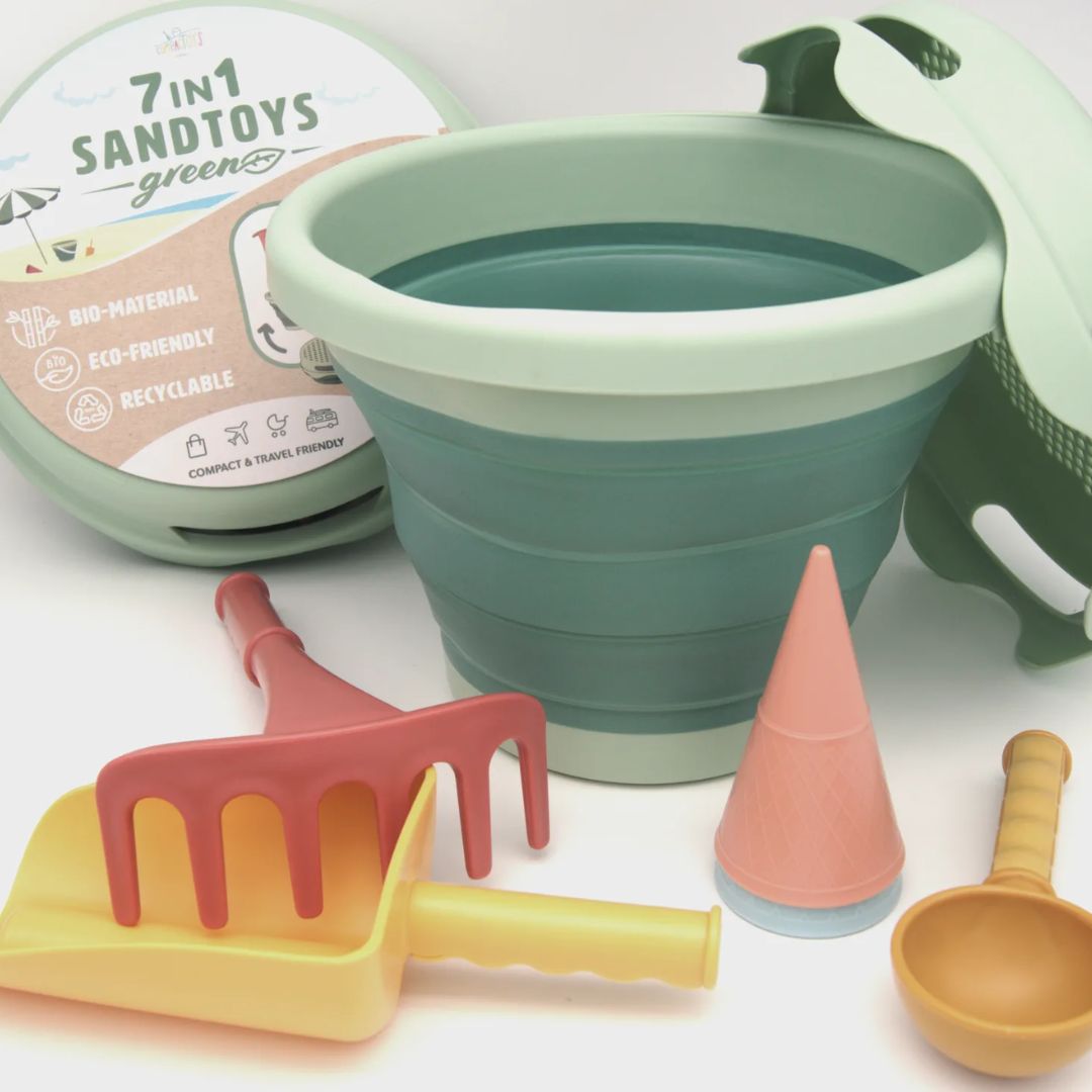 Compactoys BIO 7in1 sandlegetøj, Grøn