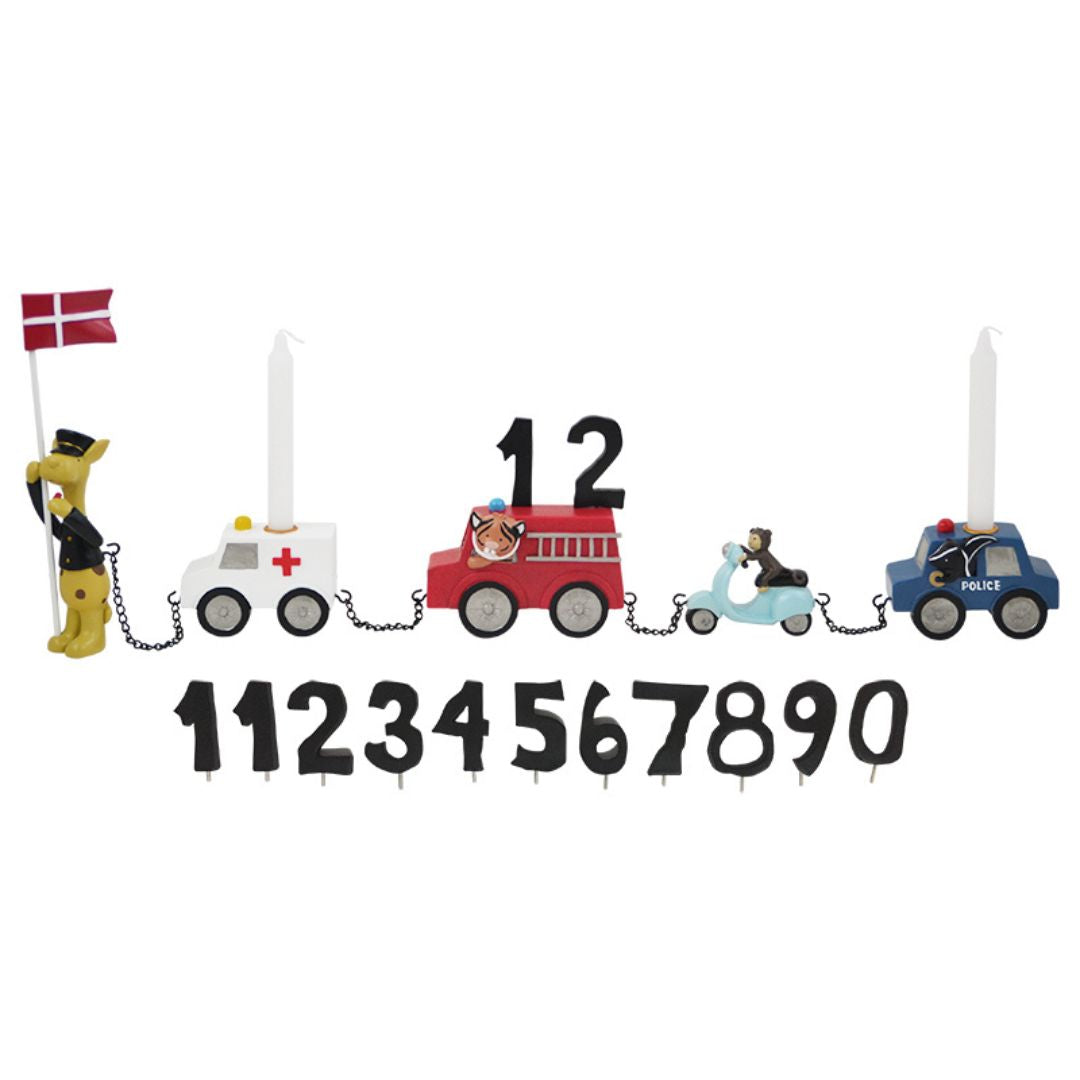Kids by Friis fødselsdagstog, Biler