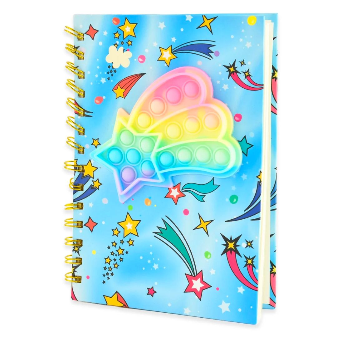 Robetoy Notebook, Stjerneskud pop-it - A5