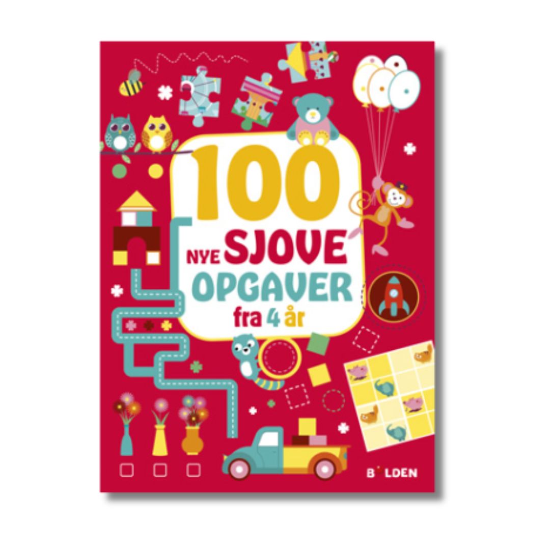 Bog 100 nye sjove opgaver – fra 4 år