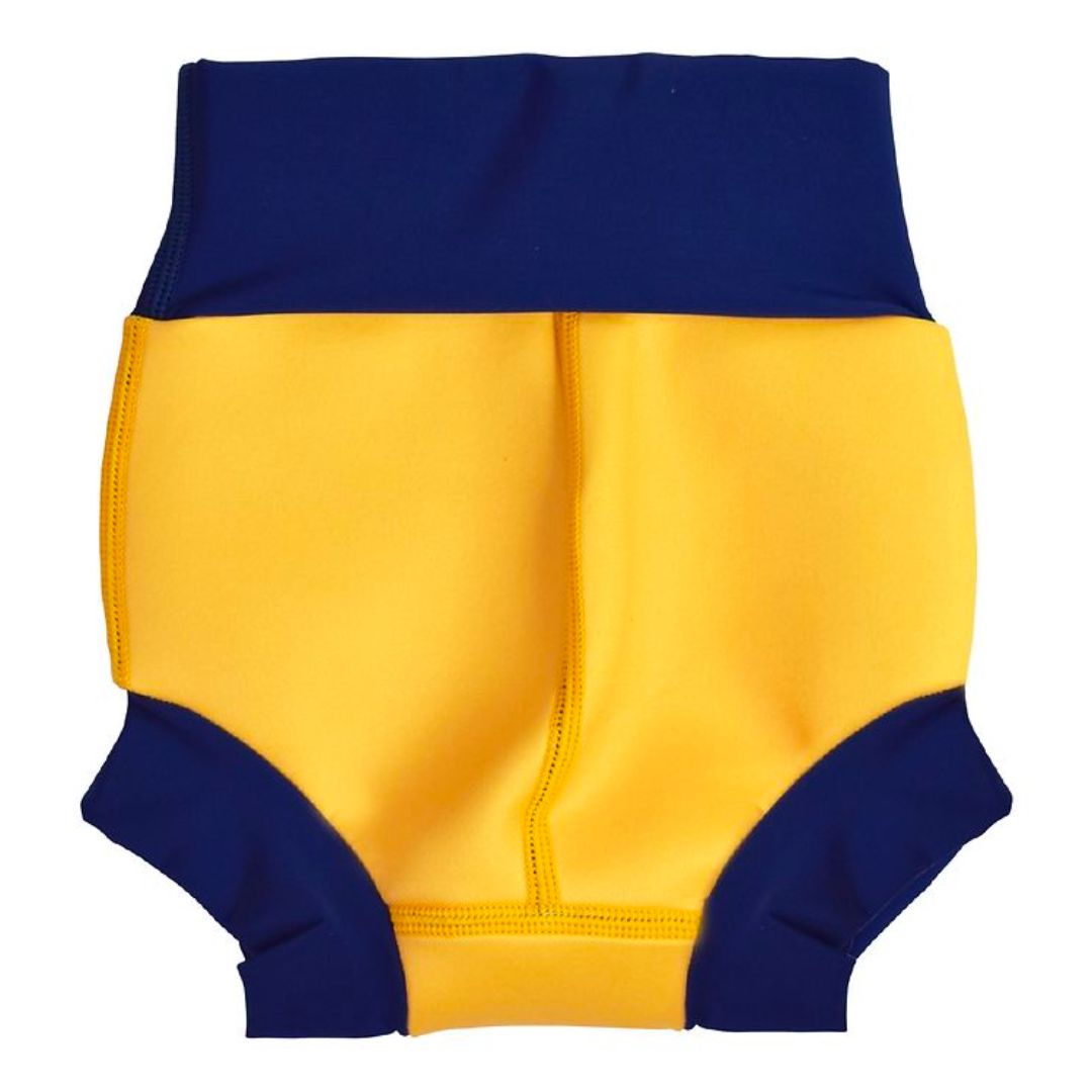 Splash About badebukser str. 4-5år, yellow/navy