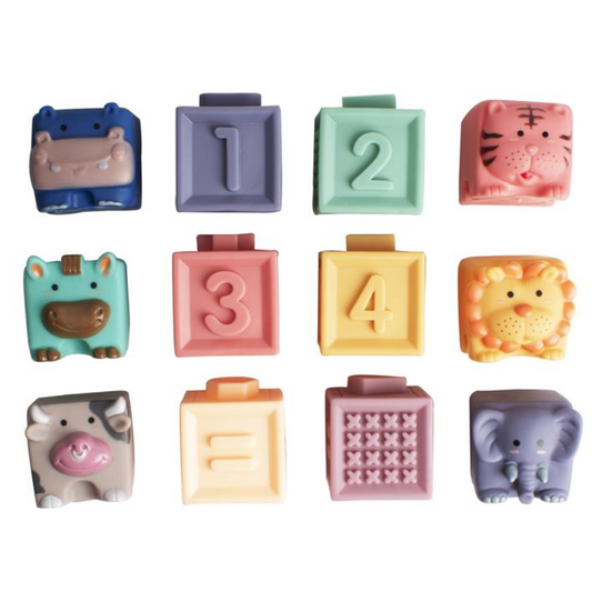 Magni Byggeklodser m. tal og dyr