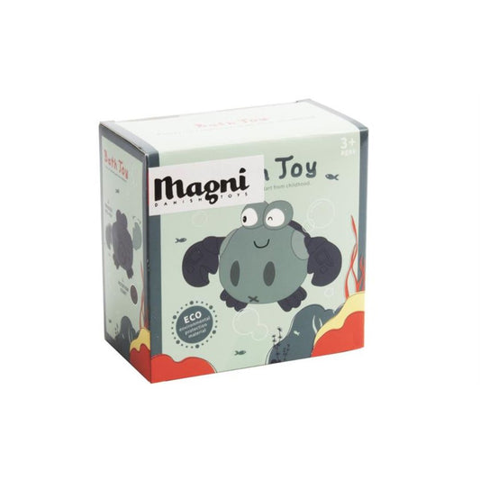 Magni Træk-op badedyr, krabbe - Blå