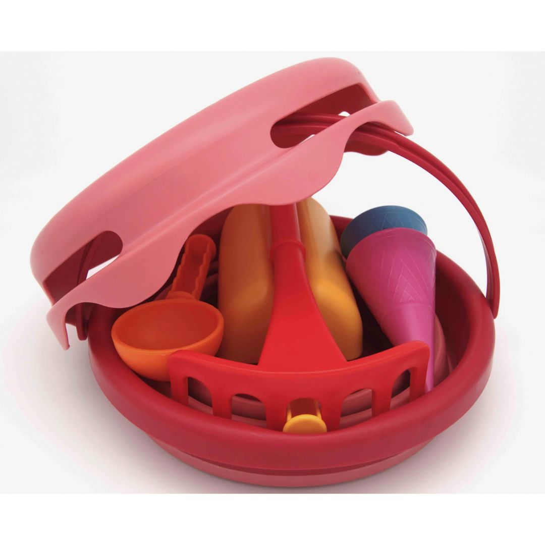 Compactoys 7in1 sandlegetøj, red