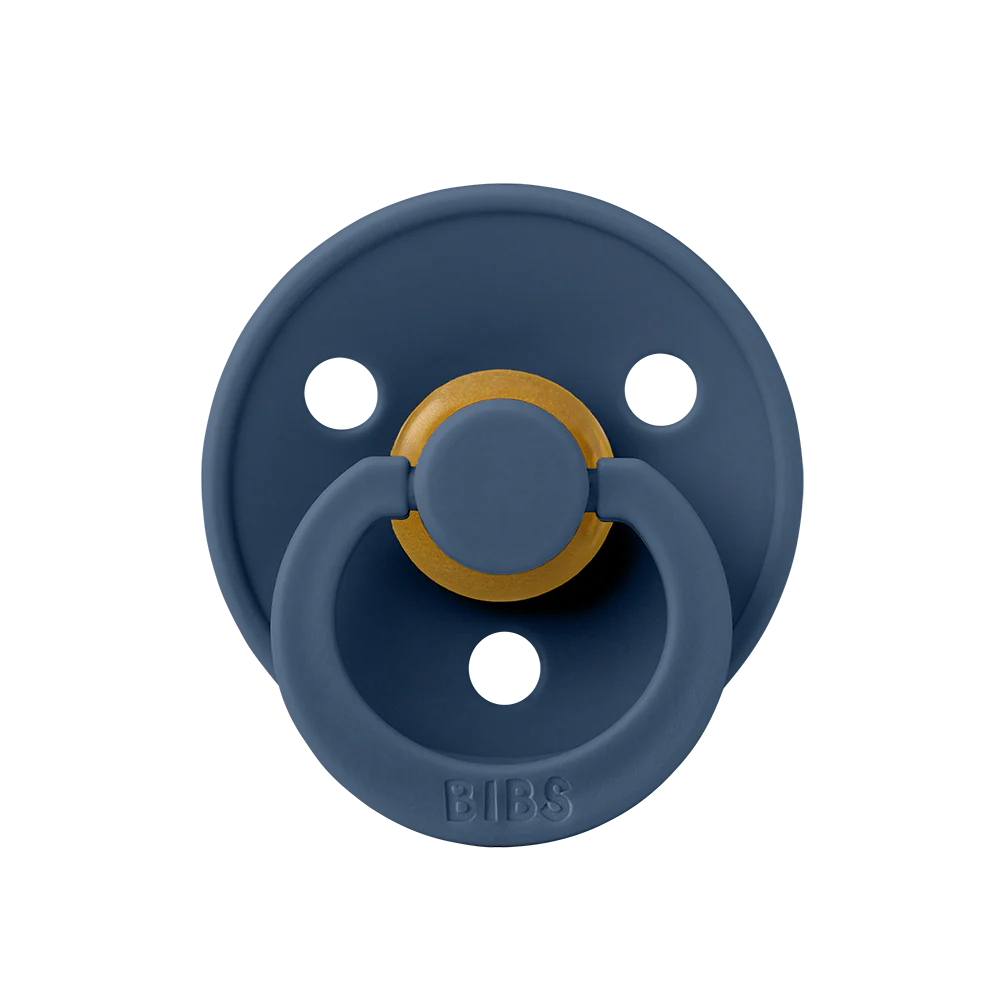 BIBS 2pk sutter colour latex str. 2, Dusty Blue/Steel Blue