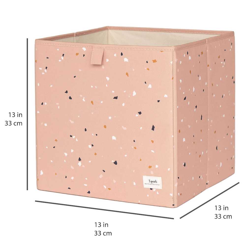 3 Sprouts opbevaringskasse, terrazzo/ler