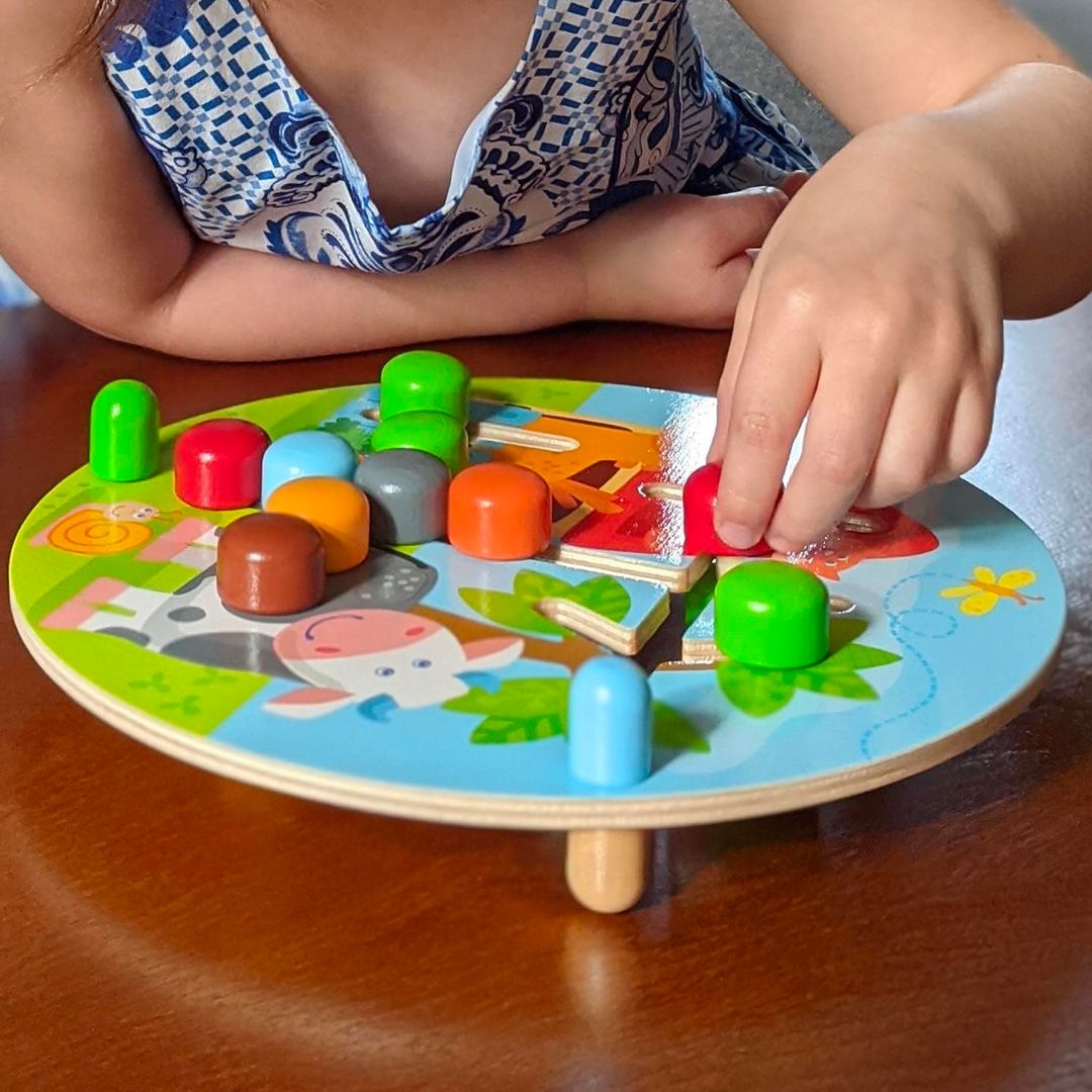 HABA læringsbræt - på bondegården