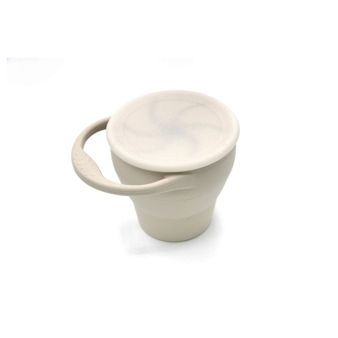 Collapsable Silicone Snack Cups - Sage & Sand