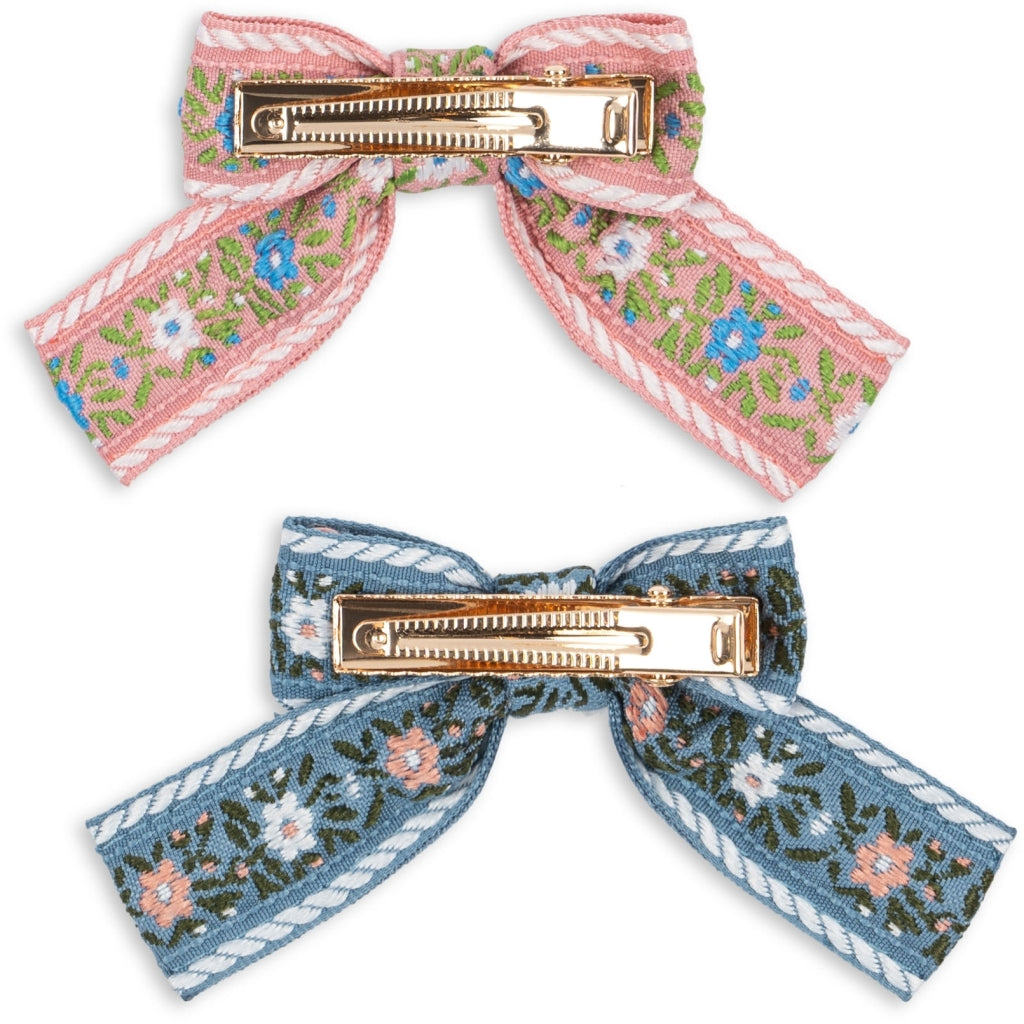 Konges Sløjd 4pk ribbon bow hair clips