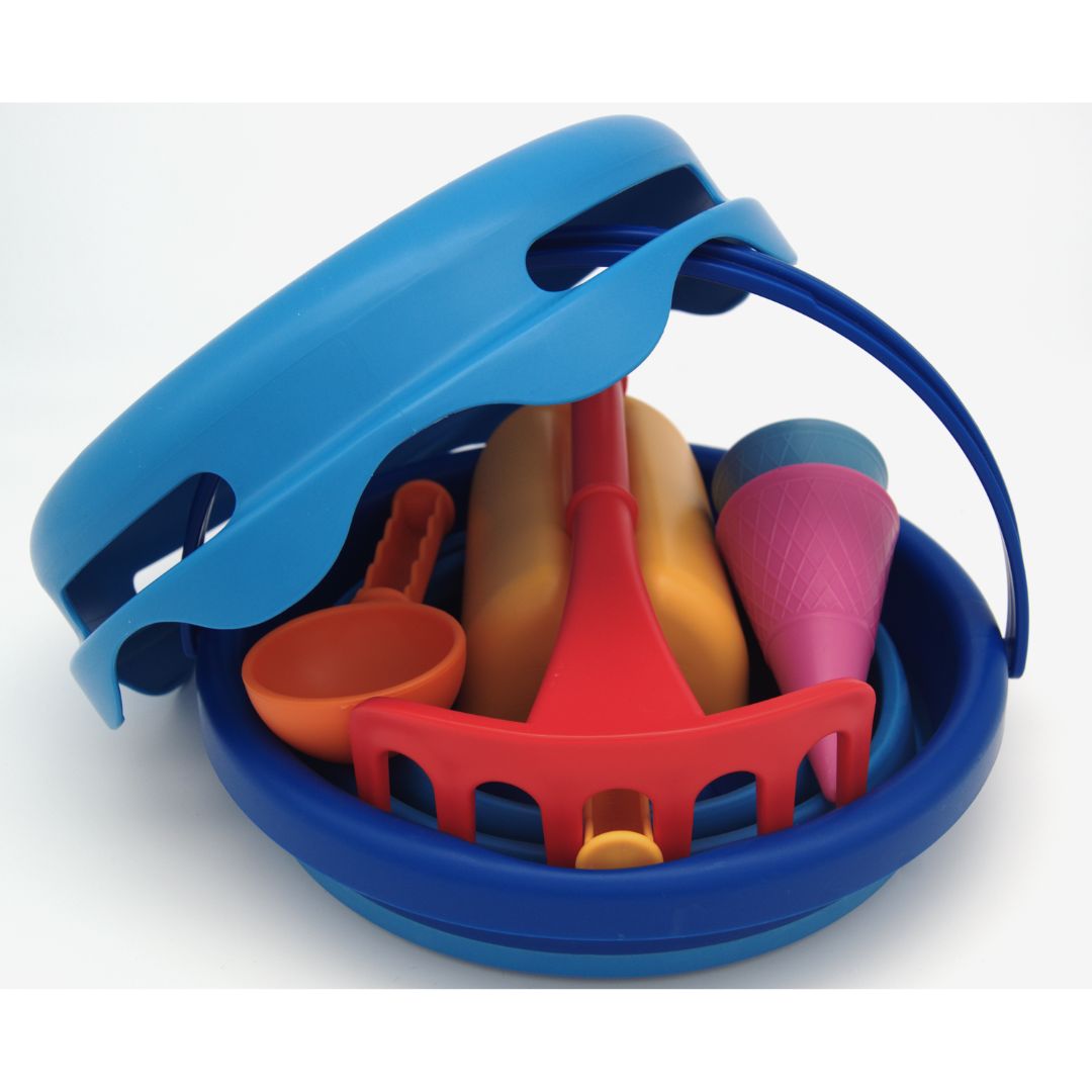 Compactoys 7in1 sandlegetøj, Blå