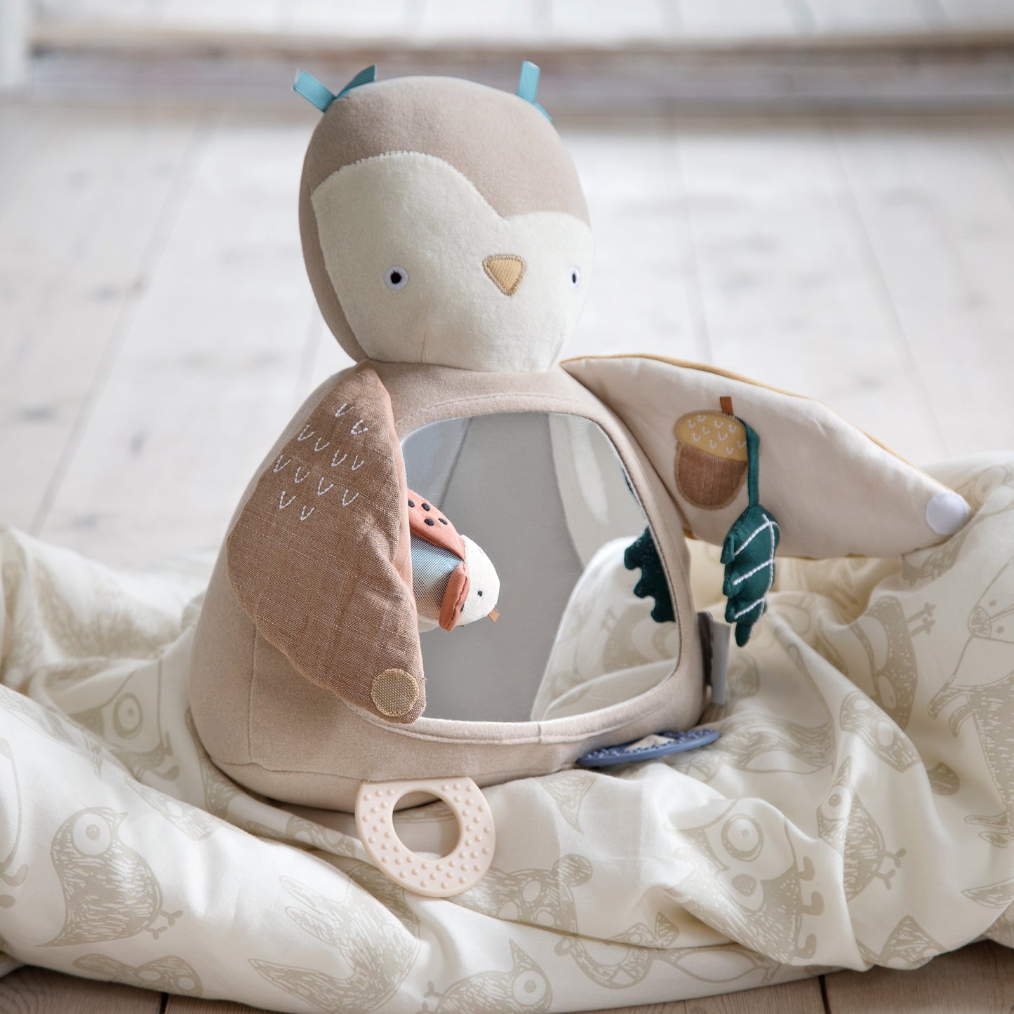 Sebra Aktivitetslegetøj, uglen Blinky