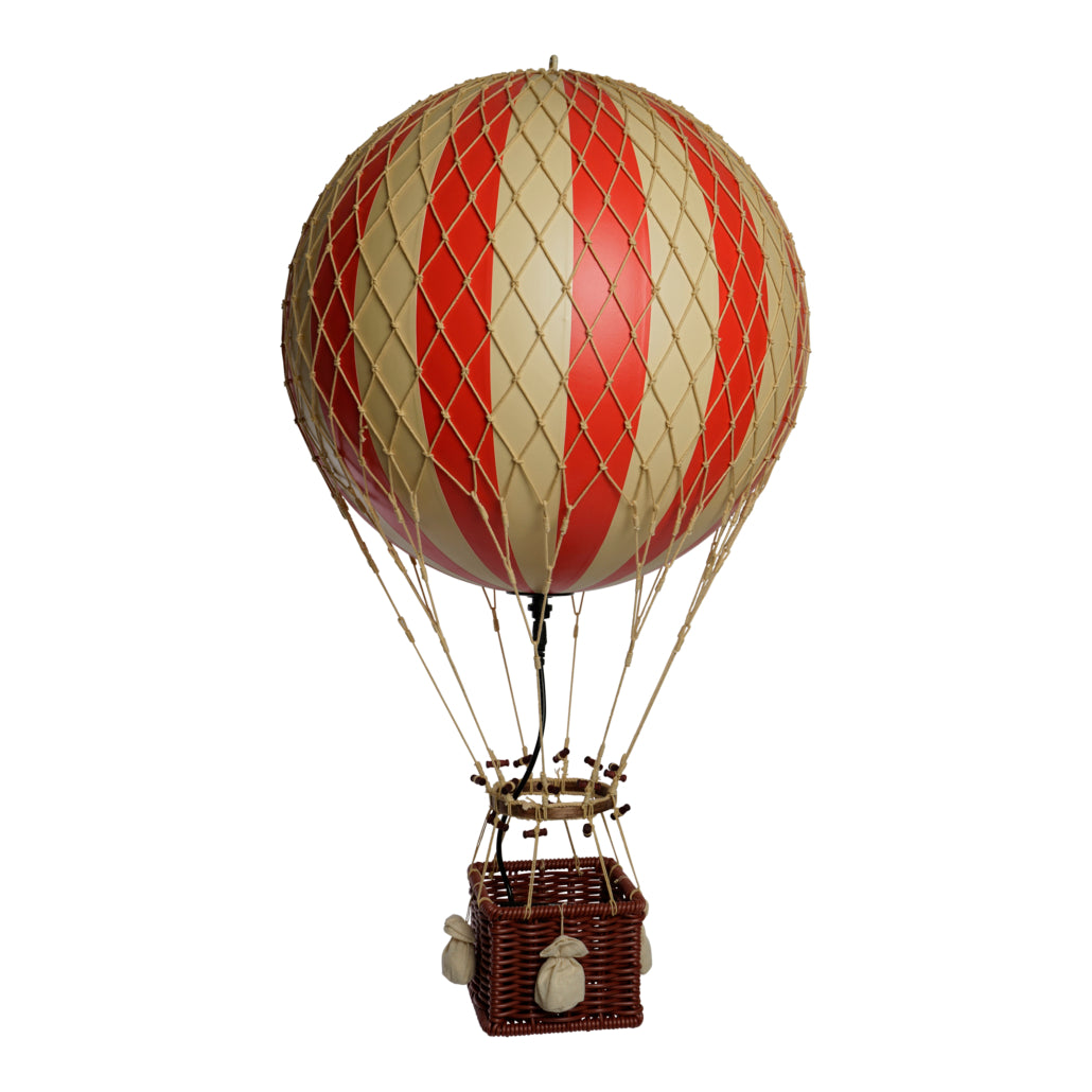 Authentic Models Royal Aero luftballon, 32cm. - Red - LED lys