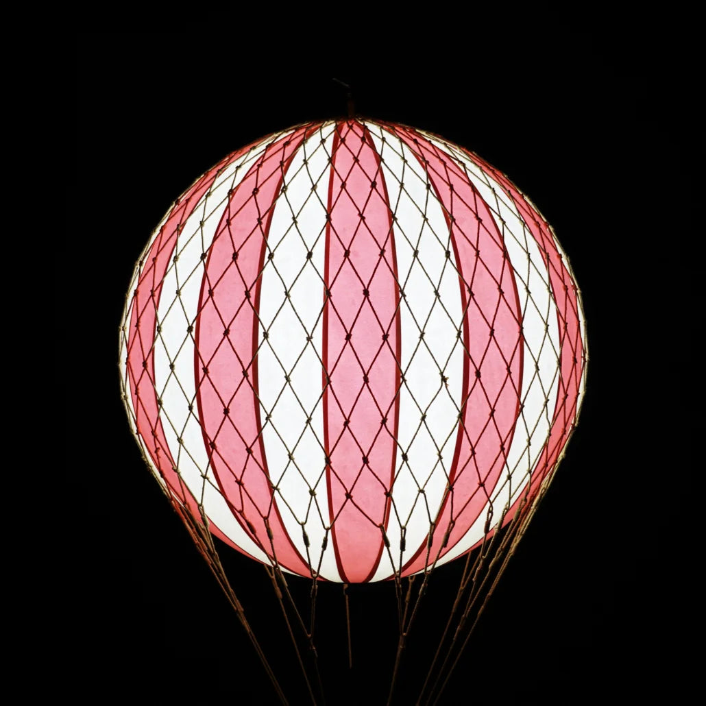 Authentic Models Royal Aero luftballon, 32cm. - Red - LED lys