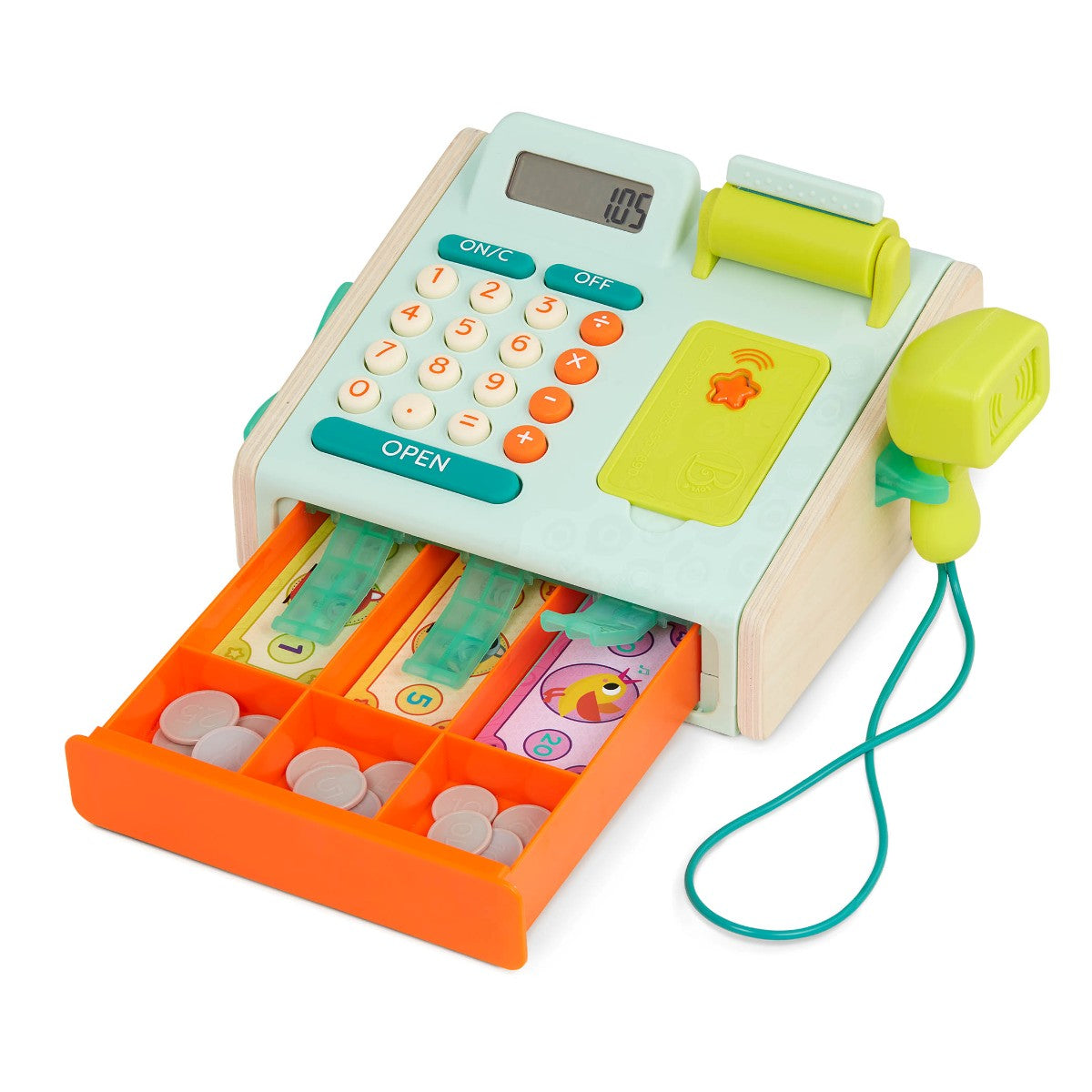 B. Toys Kasseapparat i træ