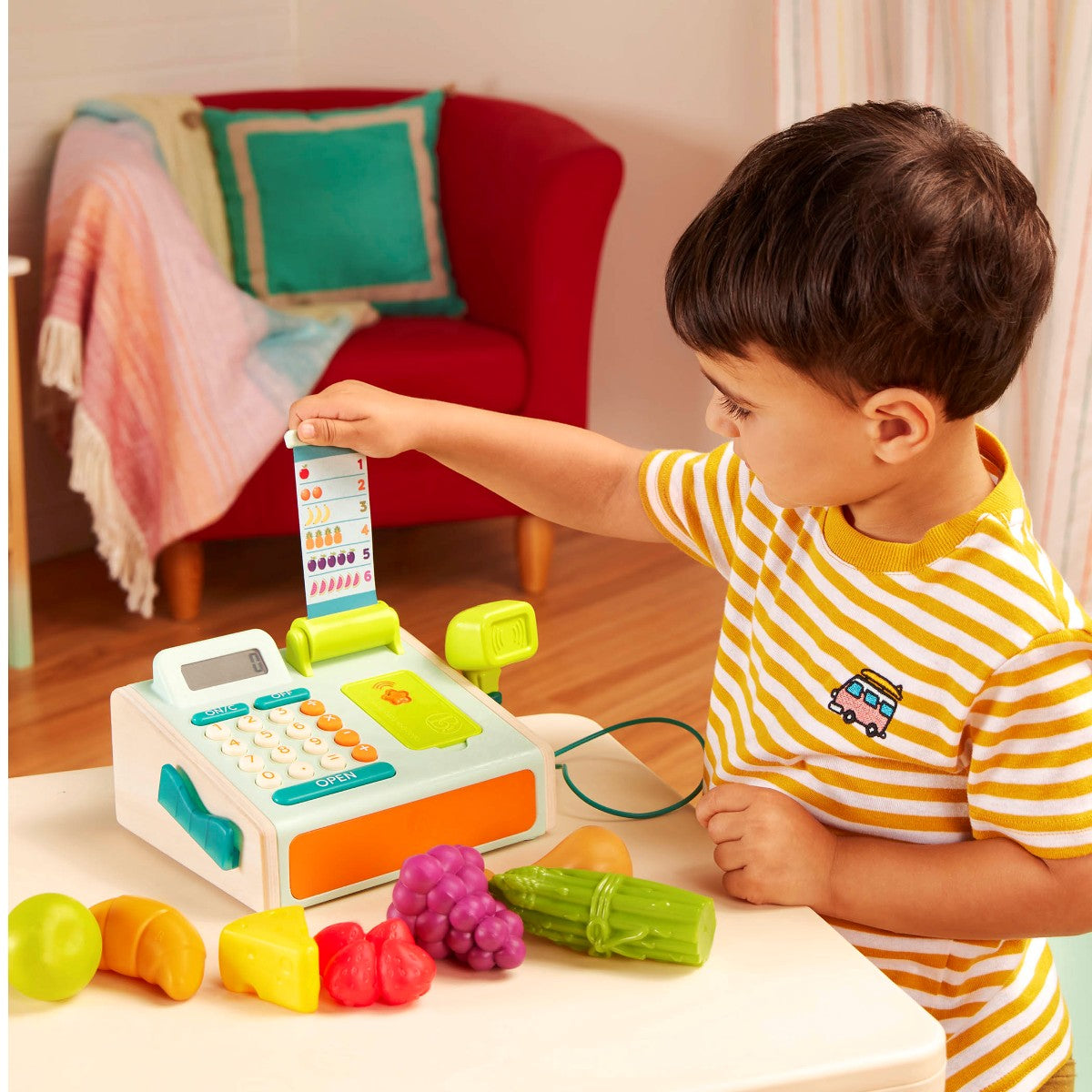 B. Toys Kasseapparat i træ