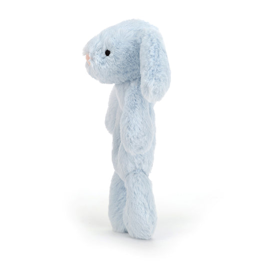 Baby Jellycat Bashful kanin, lyseblå rangle