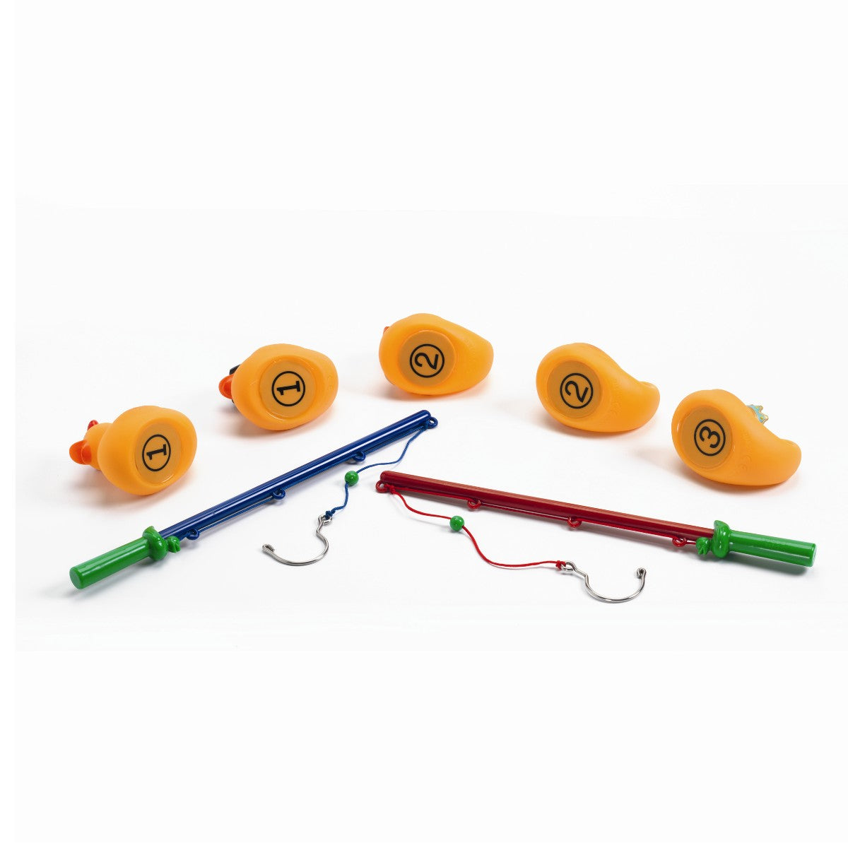 Djeco Badeænder med fiskestænger, Gule