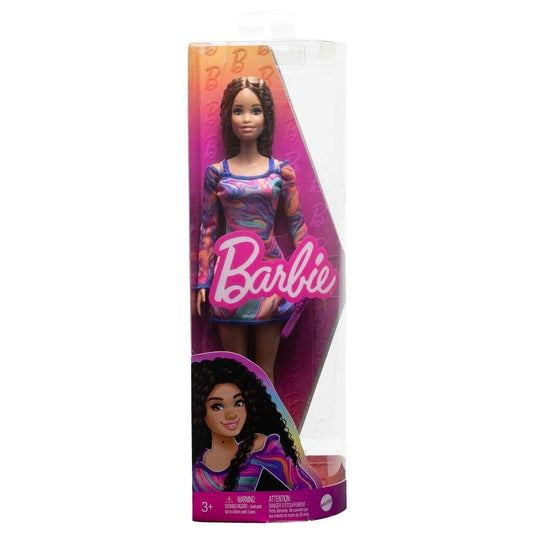 Barbie Fashionista Doll Rainbow Marble Swirl