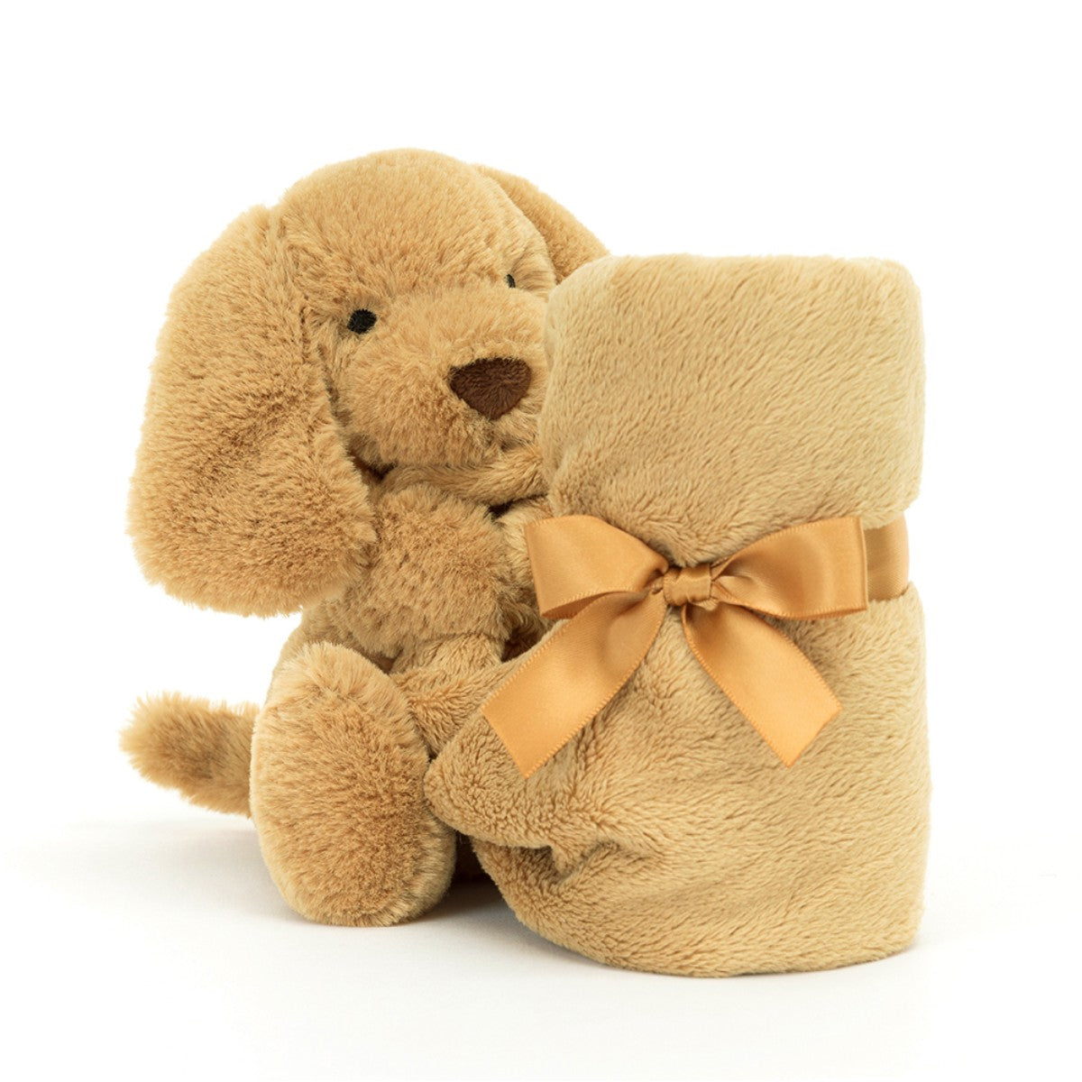 Jellycat Bashful hund, Toffee nusseklud