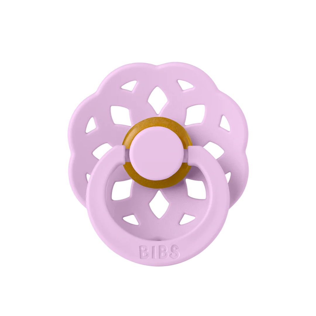 BIBS 2pk boheme latex str.2, violet sky/pumpkin