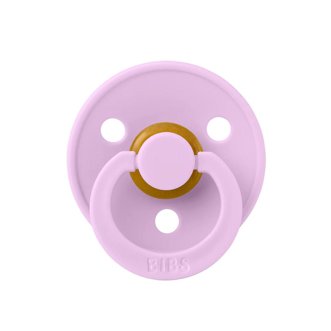 BIBS 2pk colour latex str.2, violet sky/pumpkin