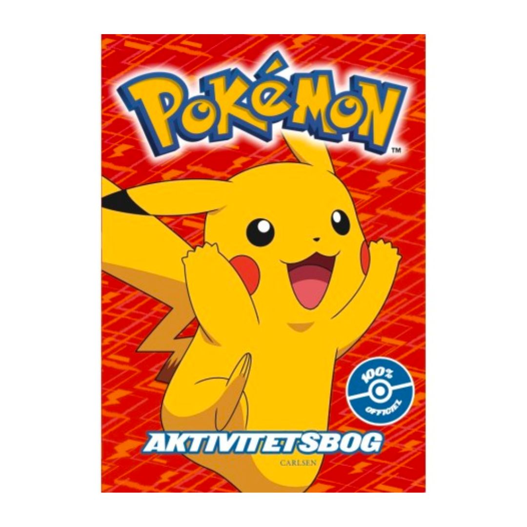 Carlsen Pokemon aktivitetsbog, rød