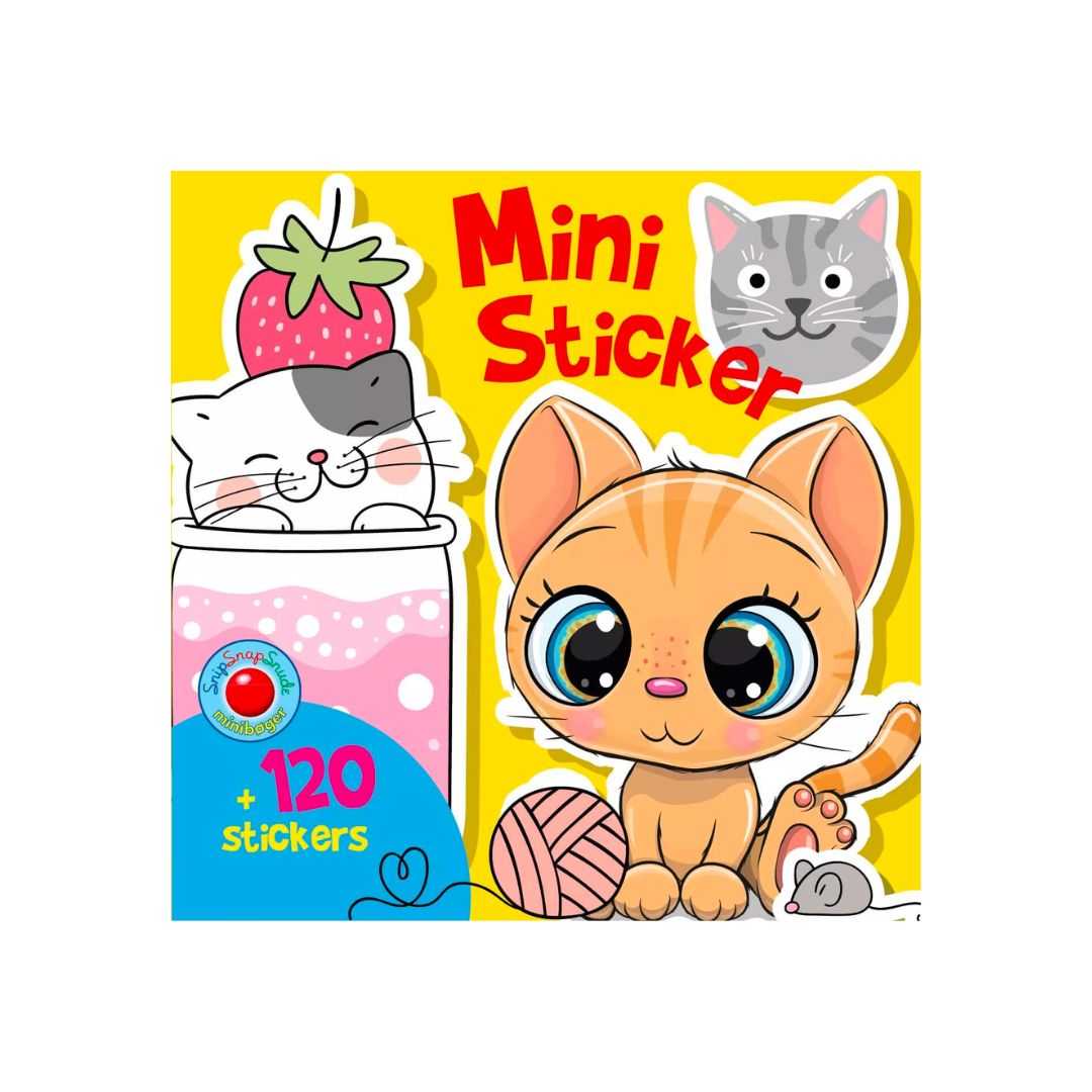 Bolden Mini stickers bog - Katte