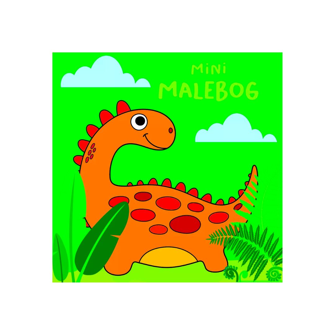 Bolden Mini malebog - Dinosauer