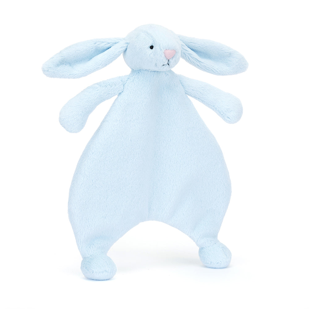 Baby Jellycat Bashful kanin, lyseblå putteklud