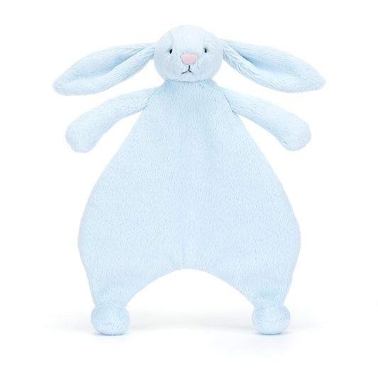 Baby Jellycat Bashful kanin, lyseblå putteklud