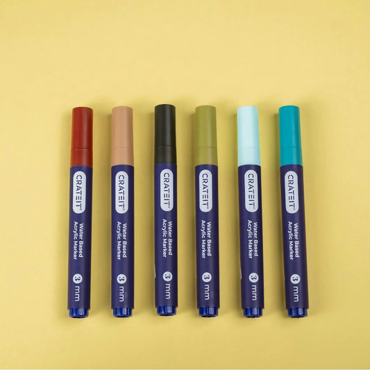 Crateit Nature Tuscher 3mm 6 stk.