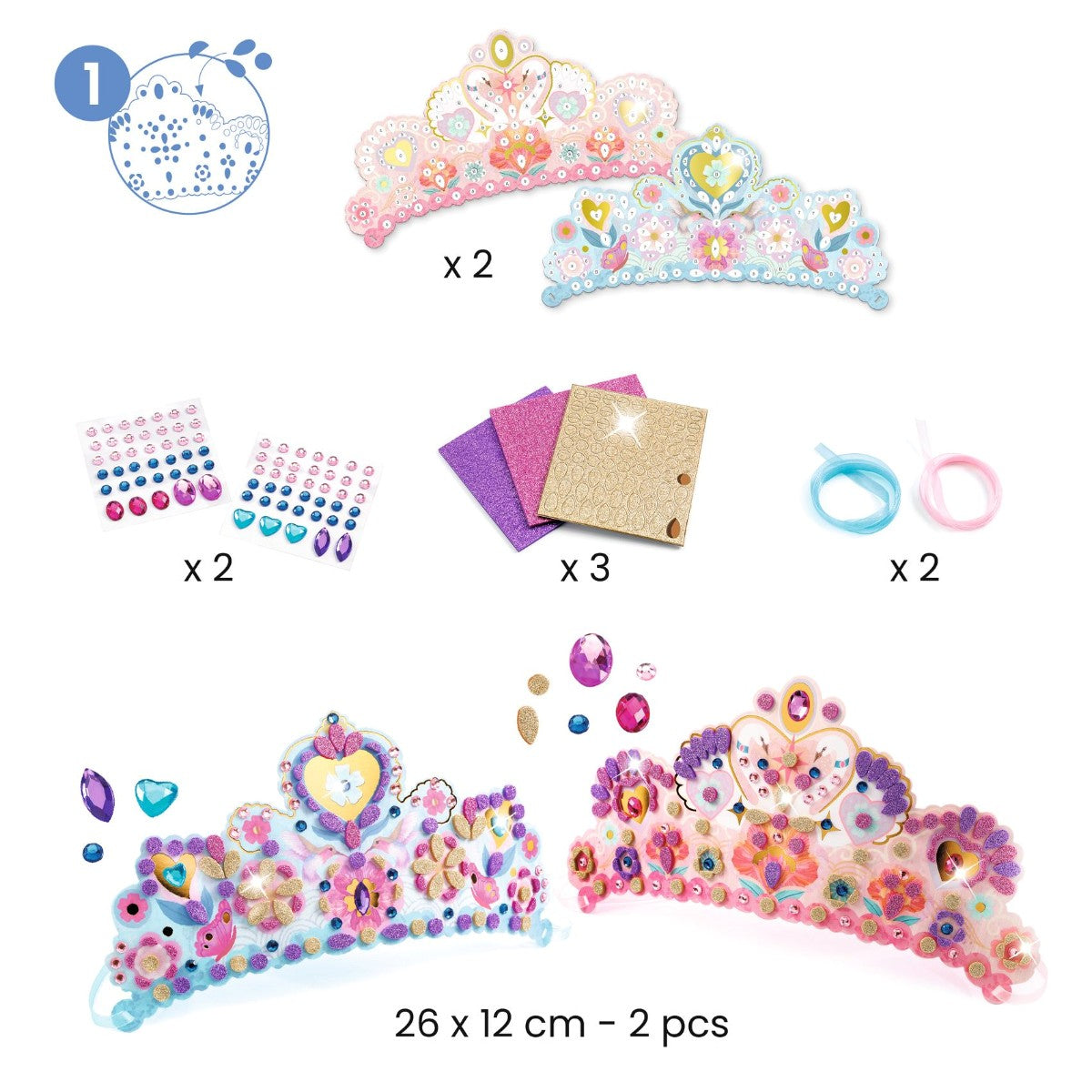 Djeco DIY - Prinsesse aktiviteter