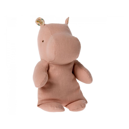 Maileg Safari friends, Flodhest, Small - Soft rose