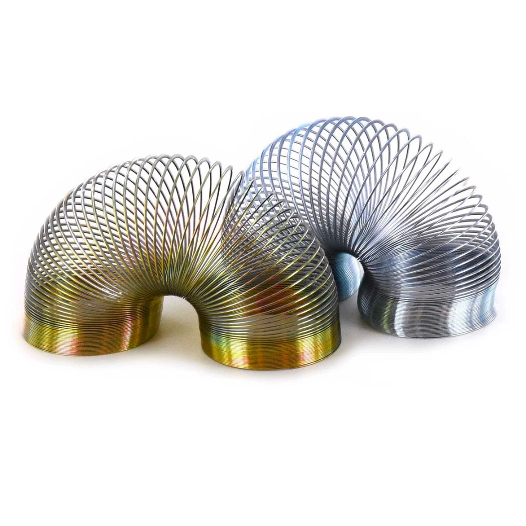 Robetoy 1stk gående fjeder, metal 6cm