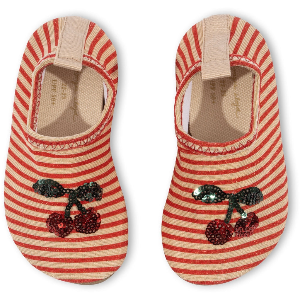 Konges Sløjd Jade Badesko str.28-29, Glitter stripe