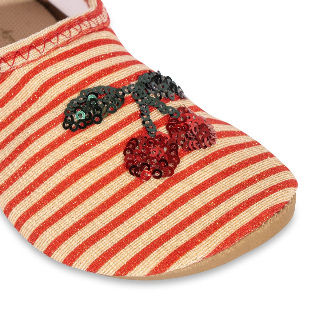Konges Sløjd Jade Badesko str.28-29, Glitter stripe
