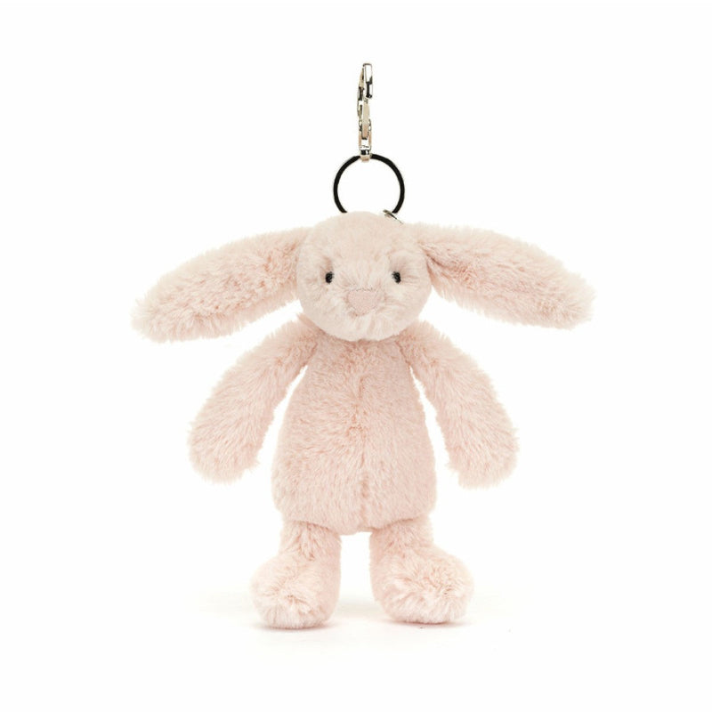 Vedhæng med lyserød kanin bamse.