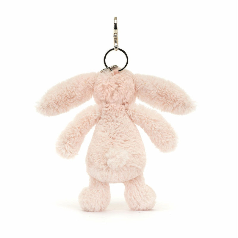 Vedhæng med lyserød kanin bamse.