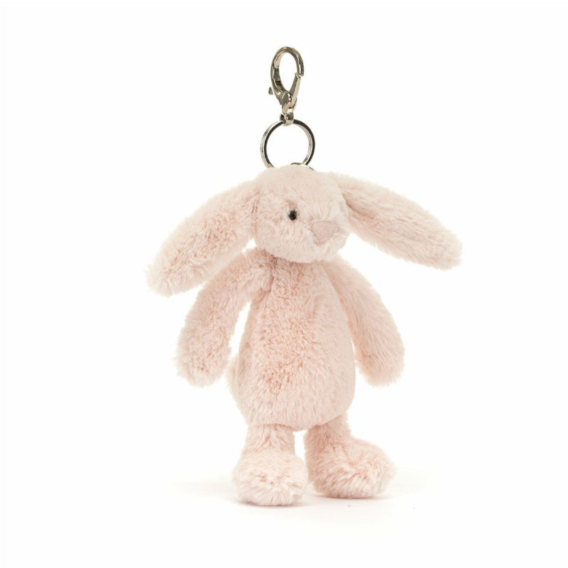 Vedhæng med lyserød kanin bamse.