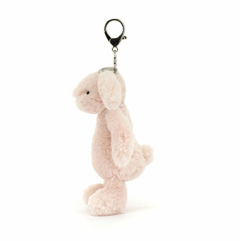 Vedhæng med lyserød kanin bamse.