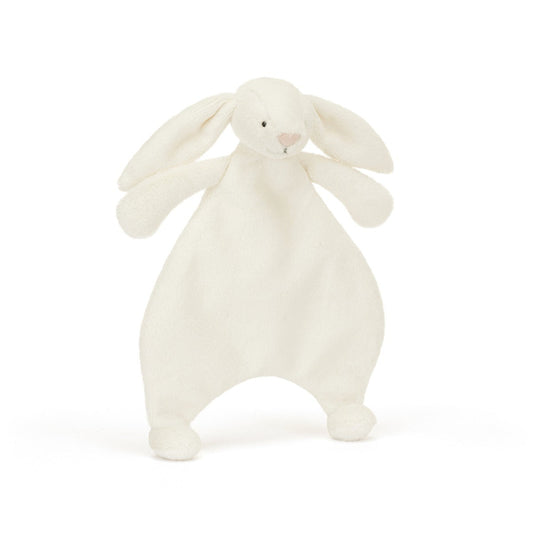 Hvid putteklud med kanin.