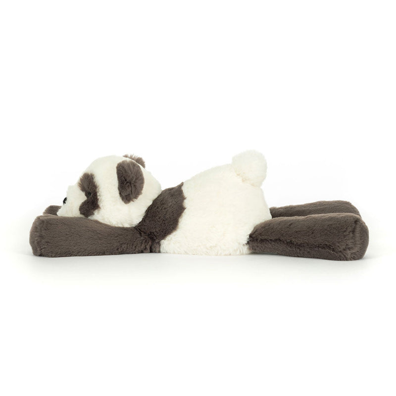 Blød panda bamse.