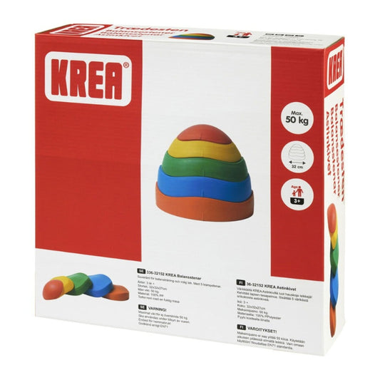 Farverige trædesten.