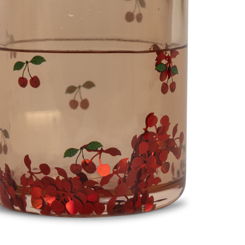 Konges Sløjd 2pk glitter cups, cherry