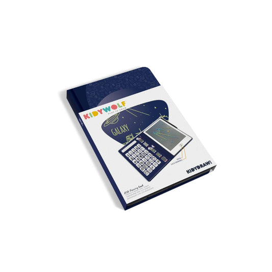 Sketchbook med rum-tema.